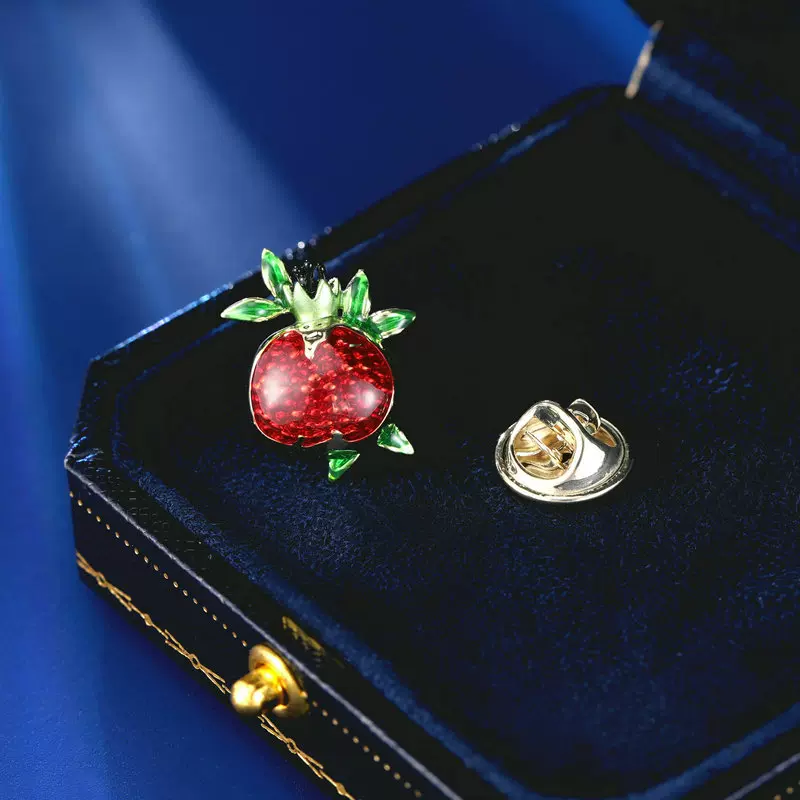 创意优雅趣味小领针衣饰潮流饰刺码针新款日韩可爱水果系列小胸针