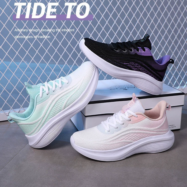Трансграничный новый стиль, женская спортивная обувь Feiwei, женская дышащая и удобная женская обувь с сеткой, модная универсальная женская обувь, доставка
