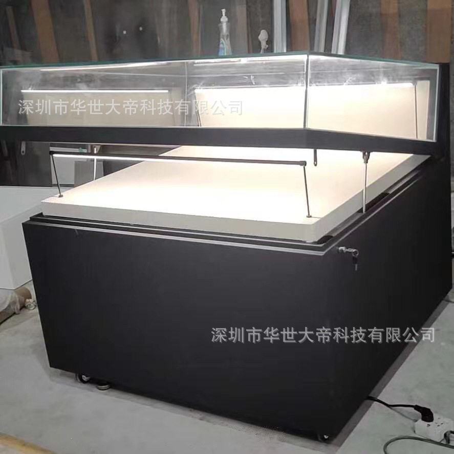 博物馆展柜平柜 防水防潮 文物字画展示陈列柜