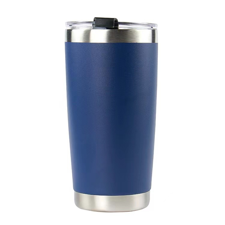 Spot transfronterizo 20oz taza de automóvil taza de aislamiento 304 taza de hielo de acero inoxidable taza de vacío de doble capa