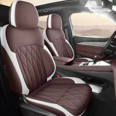 Modelə uyğun (Original) oturacaq örtükləri — 2025 and 2026 models, Oriental Yaw car - premium-coffee-standard-edition-note-the-model-year-front-row-fully-covered-rear-row-partially-covered