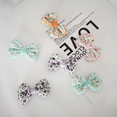 可愛兒童布藝碎花蝴蝶結手工蝴蝶結 diy髮夾飾品配件服裝包襪輔料