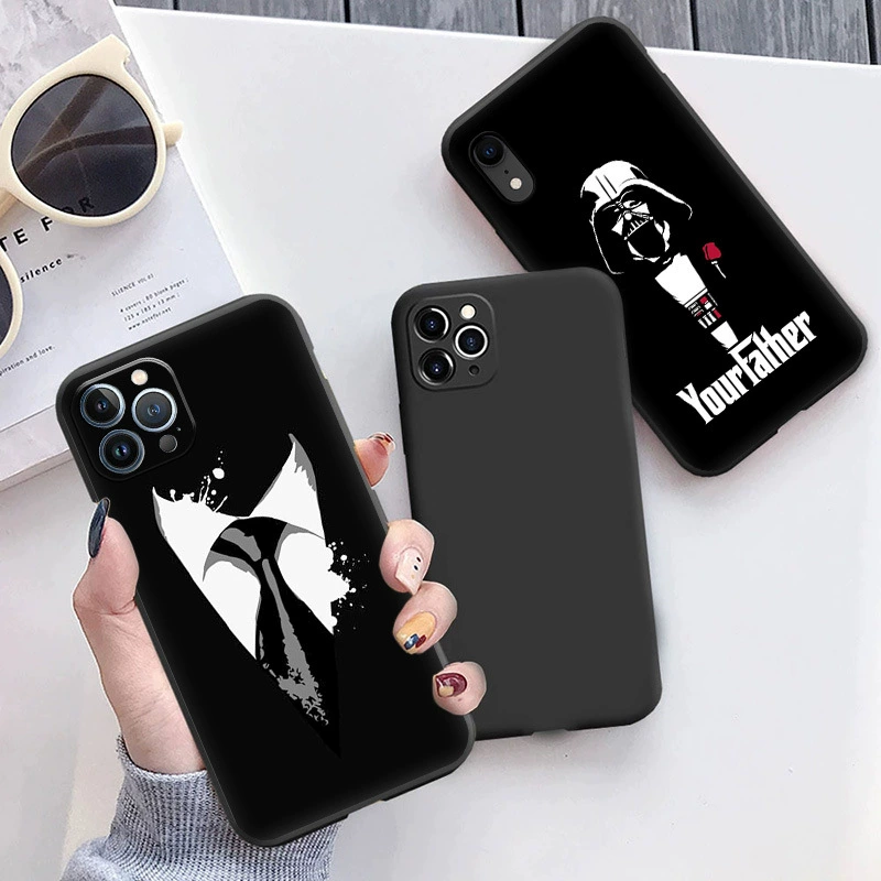 Чехол для iPhone, совместимый комплект в тёмном цвете, мужской, защитный