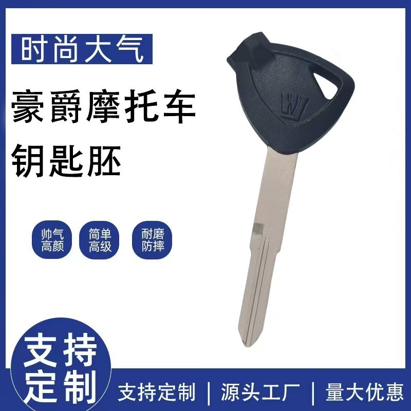 Suitable for Motorcycle Haojue Usr/Afr125 Motorcycle Key Blanks Vm100/Tiger Shark Vx/Hj100T Keys