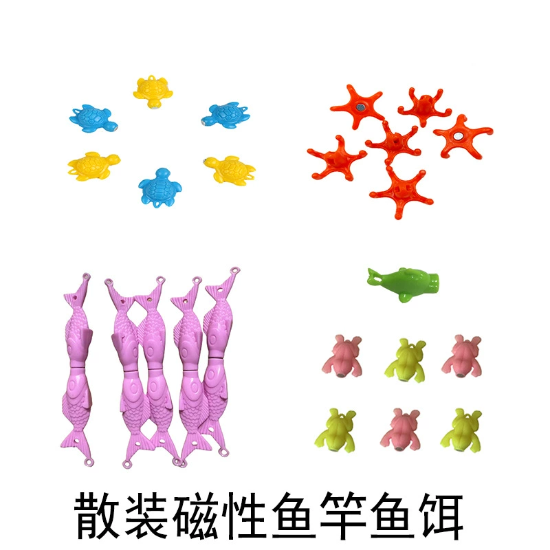 Детские магнитные игрушки в форме рыбок для рыбалки, аксессуары для магнитной удочки, сильные магнитные головки для ловли рыбы, оптовая продажа, игрушки для ловли рыбы, взаимодействие родителей и детей