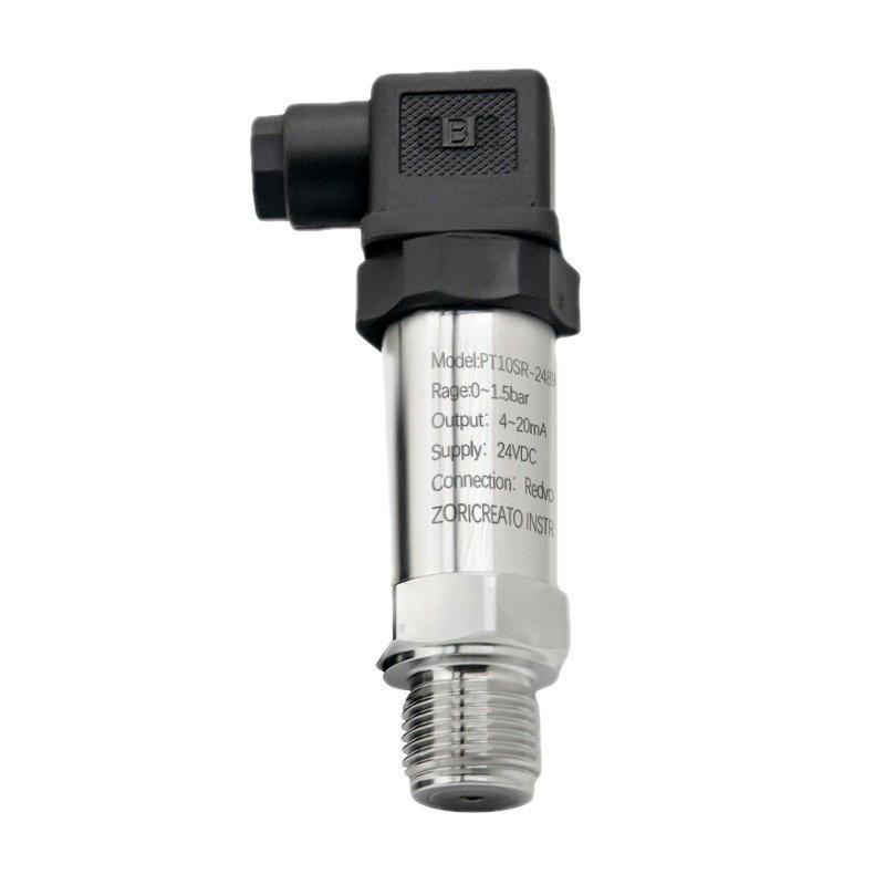 Compact diffused silicon pressure transmitter Hirschmann connector pneumatic hydraulic intelligent pressure sensor