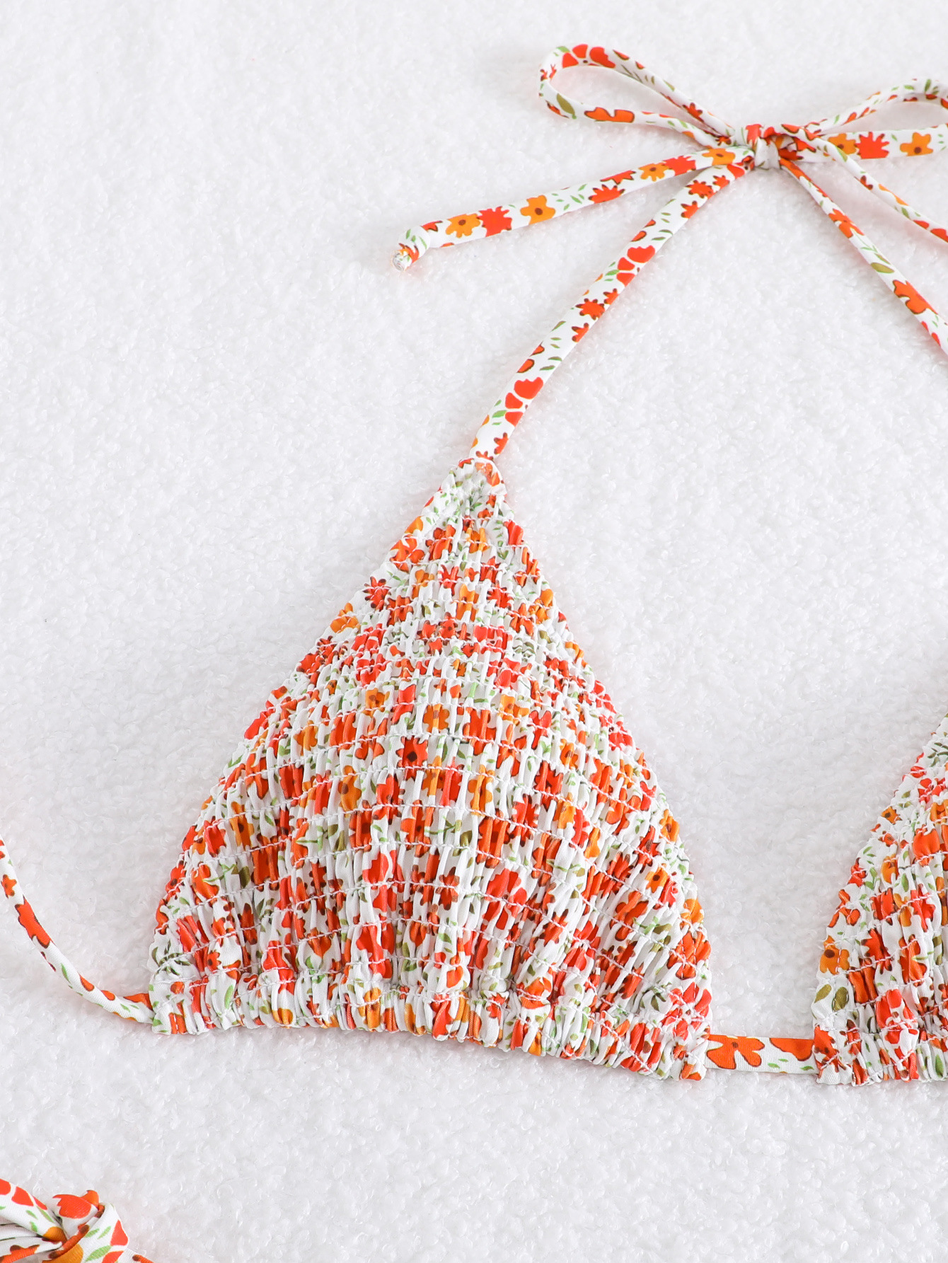 GraceChic European And American Cross-Border New For Women, High-End Two-Piece Swimsuit Set, Printed Tie Sexy Bikini_voghion.com