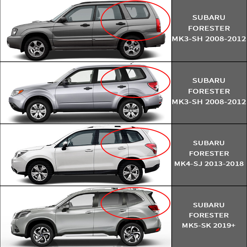 Fit for Subaru Forester Forester Rear view mirror rain shield rain eyebrow