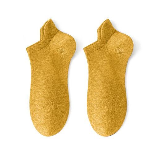 Socks, short socks, women's pure cotton socks, spring and summer, deodorant, sweat-absorbent, mist velvet, all-season women's boat socks, thin heel socks