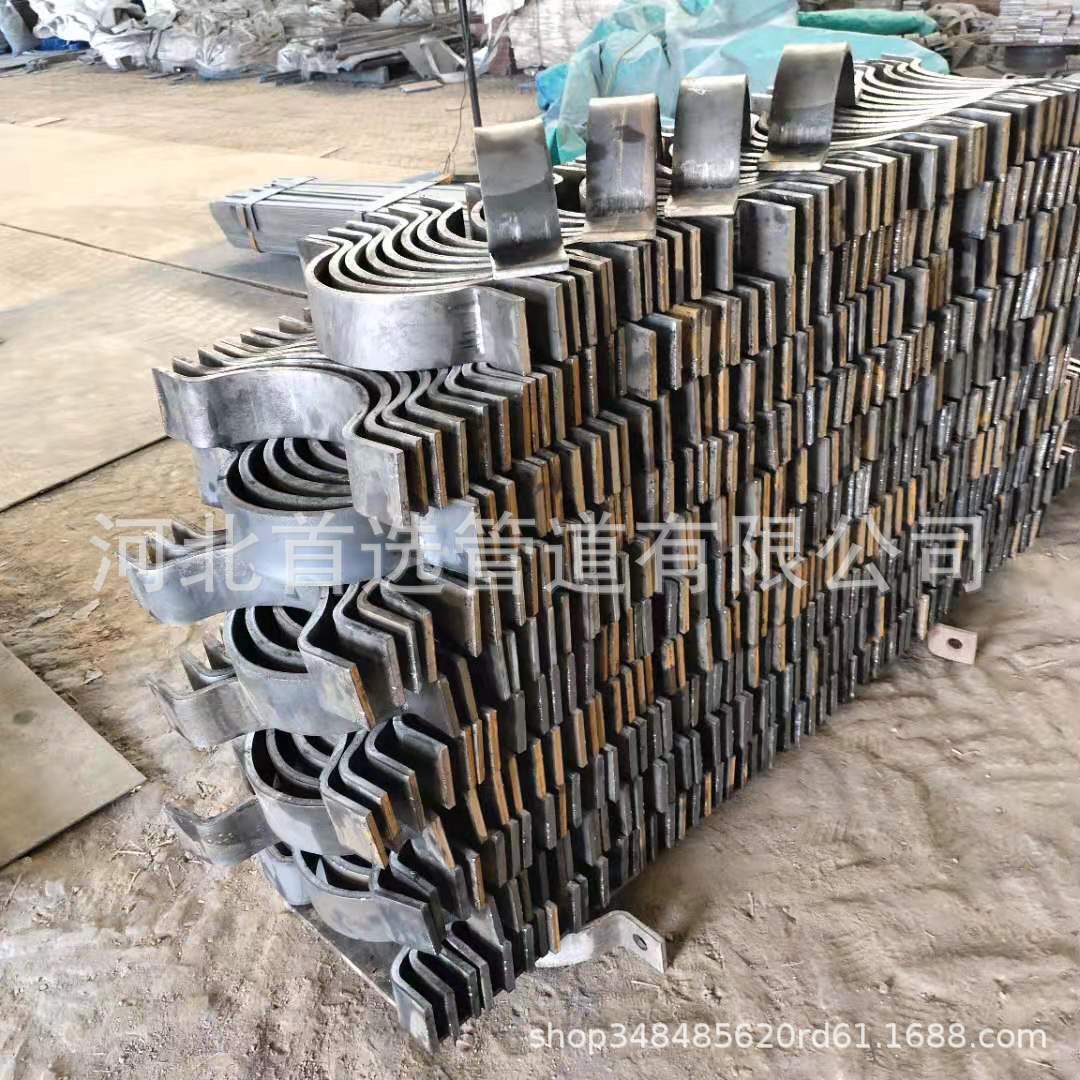 基准型双螺栓管夹 双孔管夹