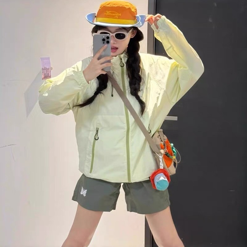 Outdoor Dopamine Ice Silk Sun Protection Clothing for Women 2026 New Summer Lightweight Breathable Cool and Super Stylish Sun Protection Jacket