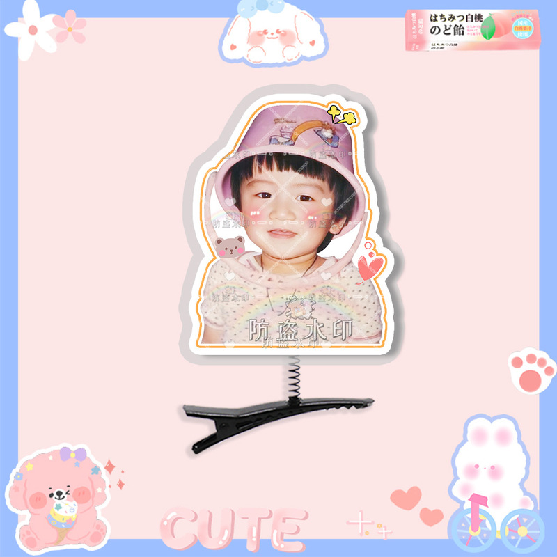 謝霆峰立体スプリングヘアピンヘアアクセサリーコンサートサポート周辺機器|undefined