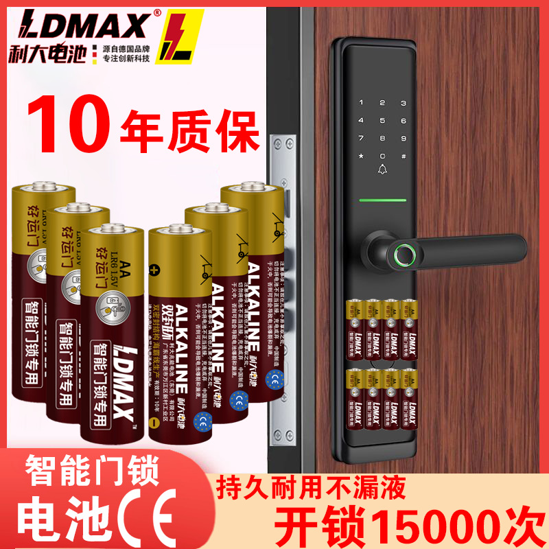 工厂直销5号碱性1.5V智能门锁专用电池特斯拉海霸线1.5V防爆防漏