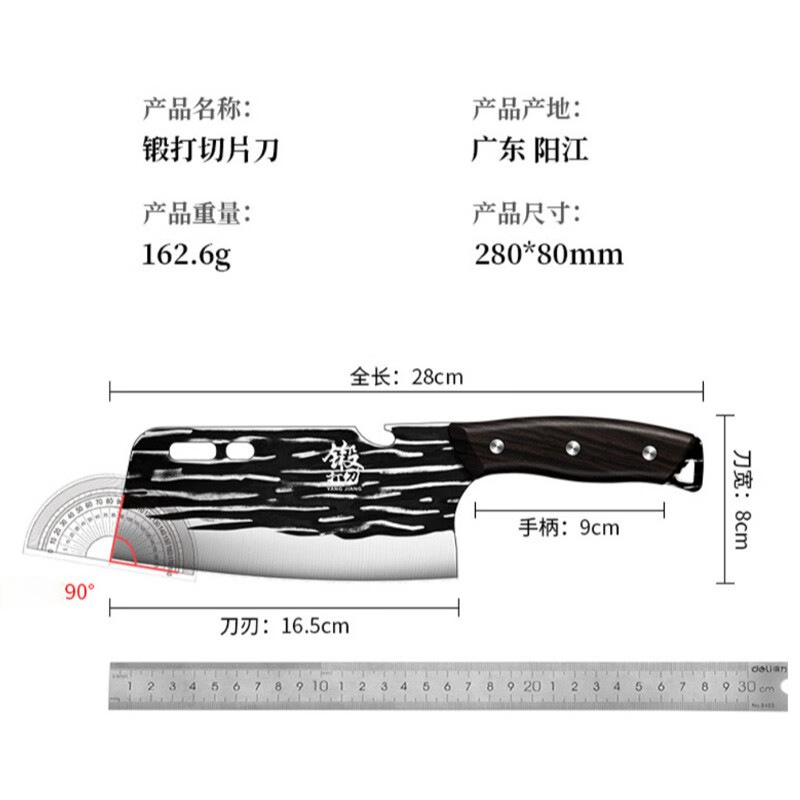 Hotel forjado cuchillo de cocina cuchillo de cabeza redonda cuchillo de corte de pescado cuchillo de corte de cocinero cuchillo de corte de carne cuchillo doméstico acero inoxidable damas no