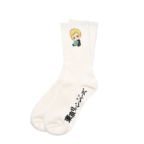 Tokyo Avengers socks: Summer-style, breathable cotton socks with Japanese-style cartoon designs and vibrant prints—perfect for sports or soccer!