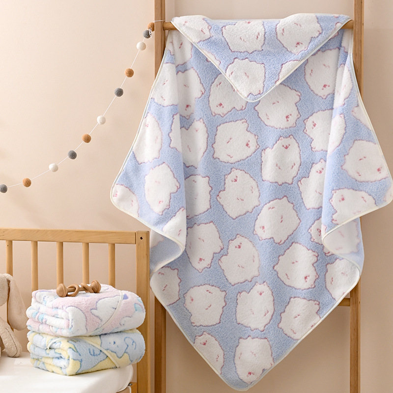 Manufacturer's Cross-Border Baby Blanket, Spring and Autumn Style, Newborn Air-Conditioned Quilt, Swaddling Bath Towel
