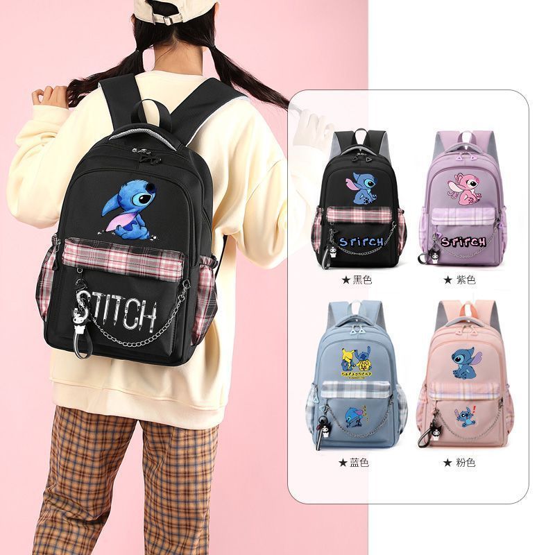 New cartoon animation Stich Lacked Moon Bag Men's Elementary School…