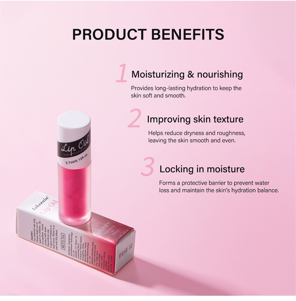 lakerain Lip Oil is a fruit-flavored lip moisturizing oil Item Picture