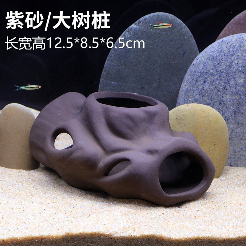 水槽キノコハウス装飾品陶器ポット隠れ家クリエイティブセラミックパッケージ装飾ハウス造園エビの巣エビポット隠れ家|undefined