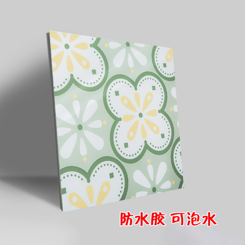 Waterproof toilet PVC floor wear-resistant self-adhesive floor glue shower floor stickers plastic floor can be soaked in water Waterproof toilet PVC floor wear-resistant self-adhesive floor glue shower floor stickers plastic floor can be soaked in water