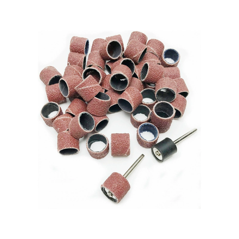 Оптовые мини-электрические шлифовальные кольца, насадки для полировки и шлифовки дерева, шлифовальные кольца, полировальные и шлифовальные насадки из резиновой трубки, полировальные круги для ногтей