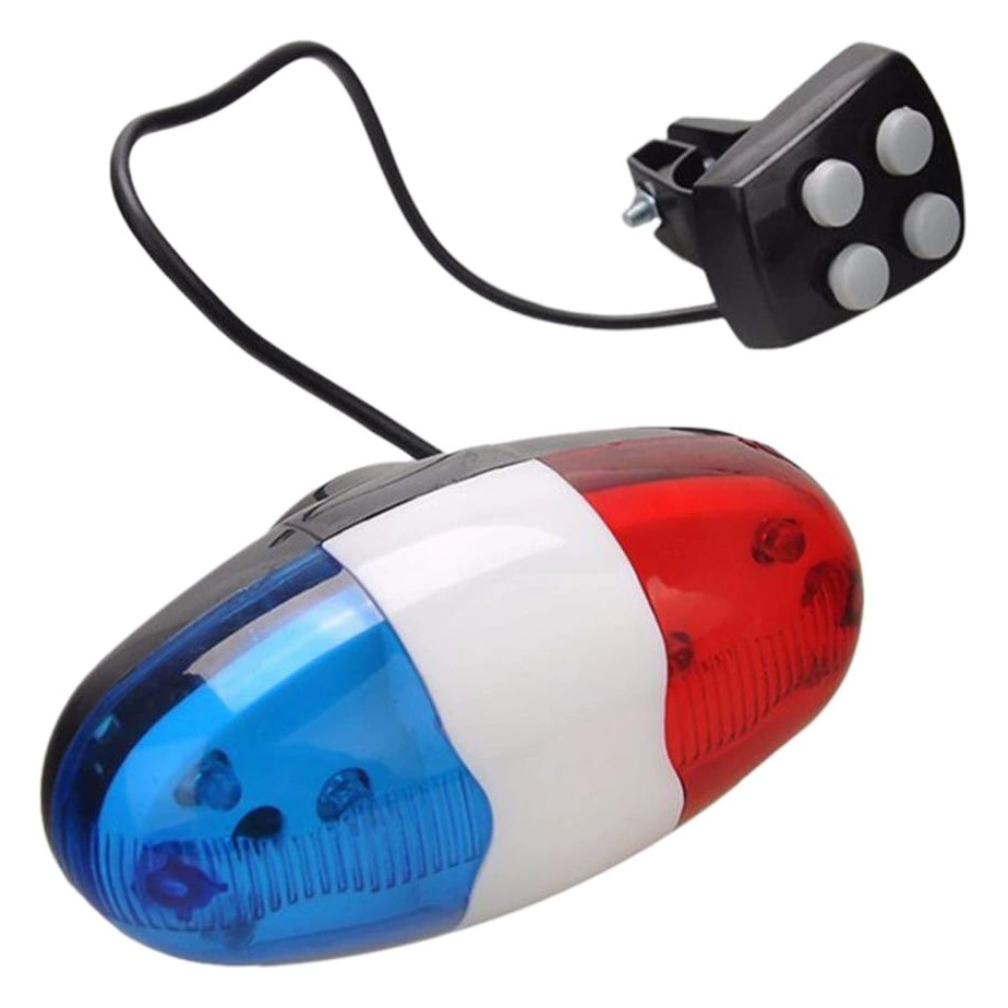 325B велосипедный гудок с лампой батареи горный велосипед детский колокольчик велосипедный гудок многофункциональный предупреждающий свет