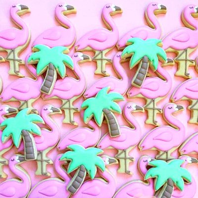 Stainless steel biscuit Unicorn Flamingo Cookies Cutting mold 3 Set of parts unicorn Flaky clouds