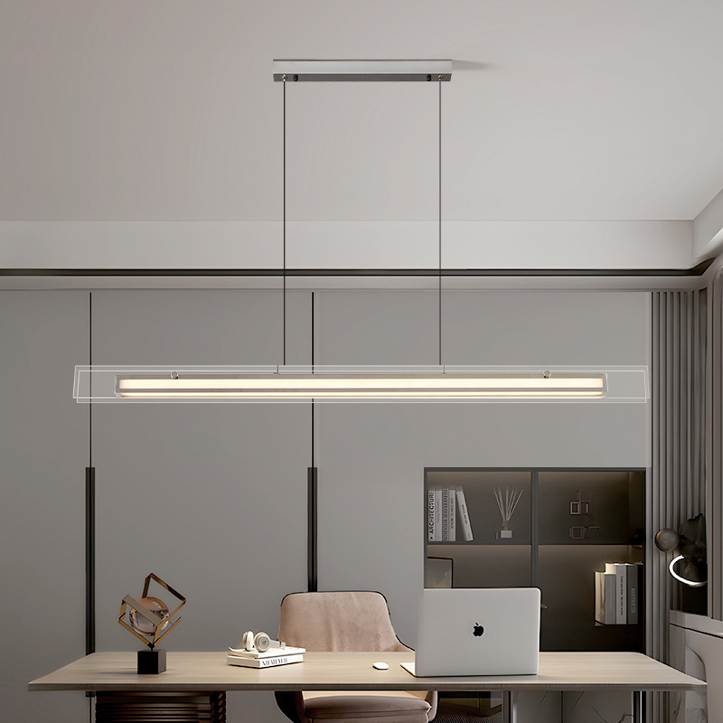 2025新款led餐厅吊灯 意式极简轻奢办公桌茶桌灯全光谱感餐桌吊灯
