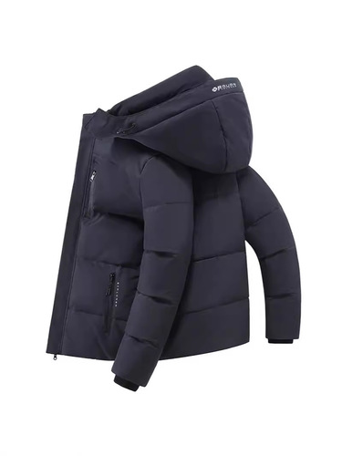 【Foreign Trade Cross-border】New Cold-Proof Coat for Men, Short Style, Middle-Aged and Elderly Men, Winter Outdoor Hooded Jacket, European and American Style