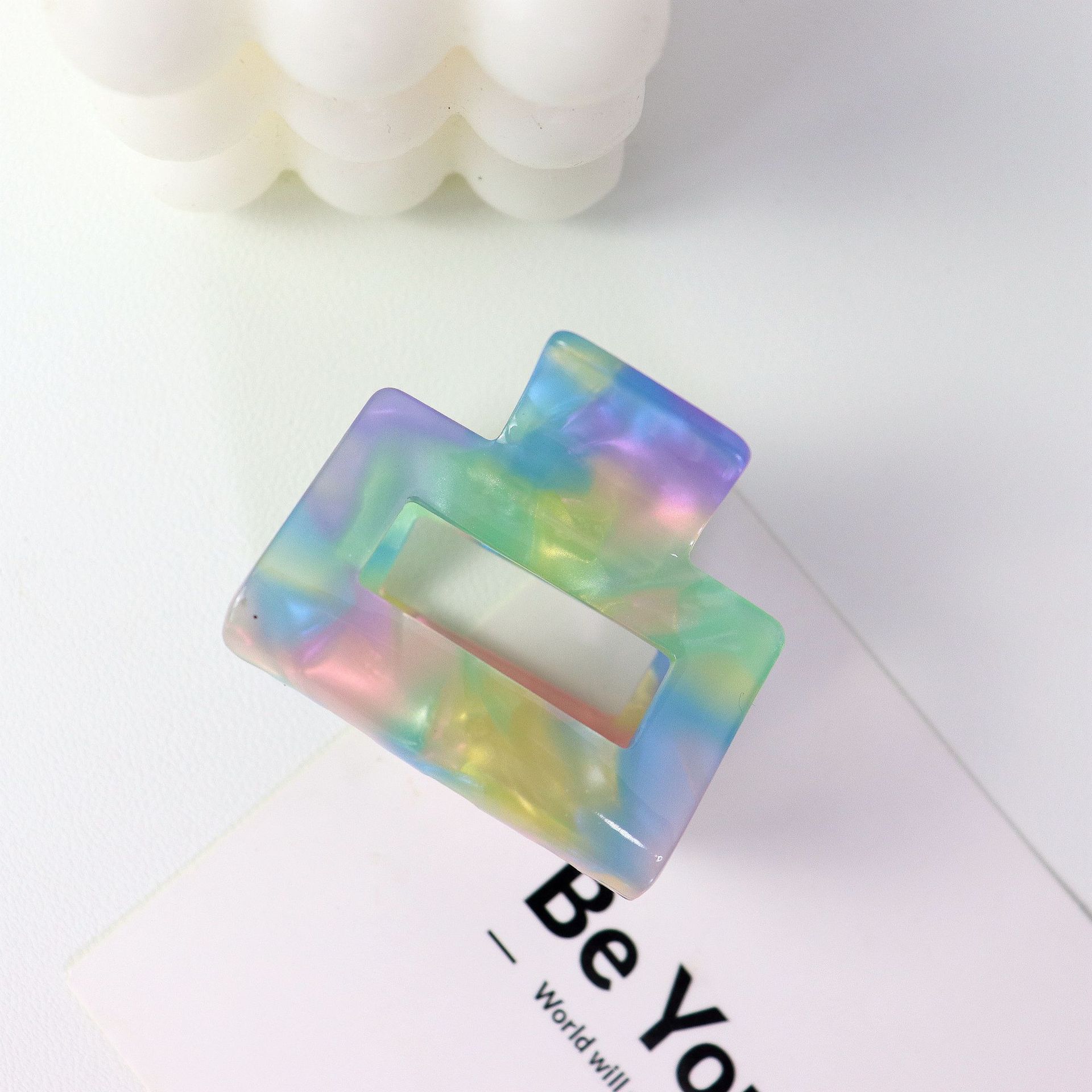 화려한 파란색 녹색 보라색