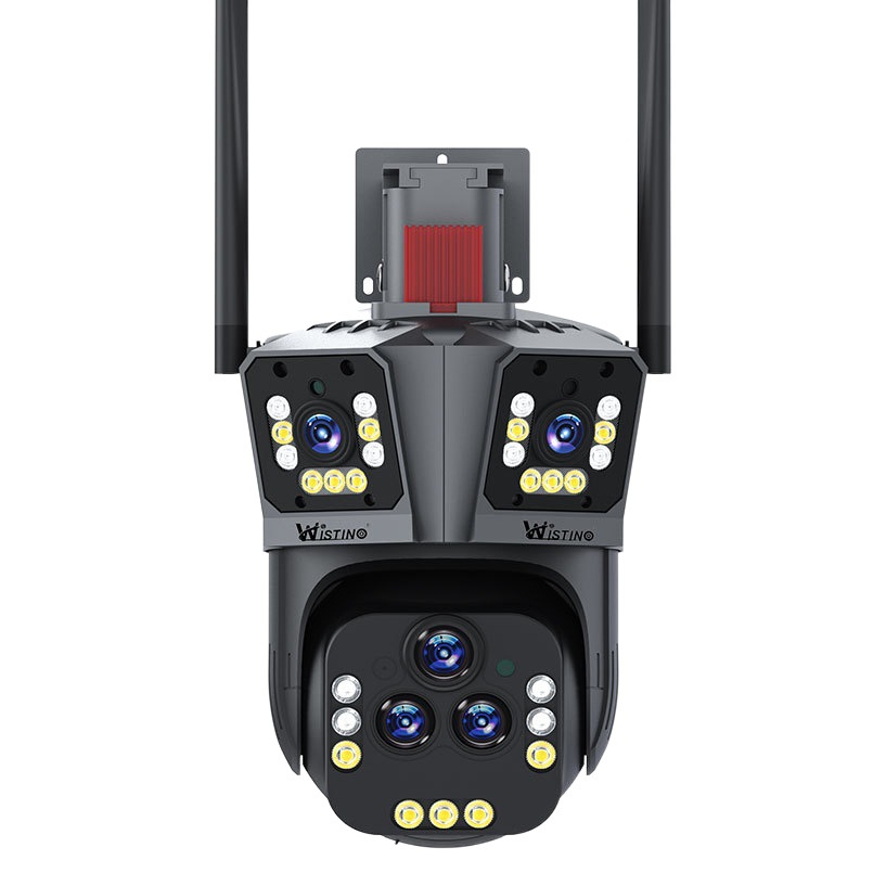 360 grados 20 veces zoom inalámbrico WIFI cámara de cinco ojos teléfono móvil remoto cámara de vigilancia HD al aire libre