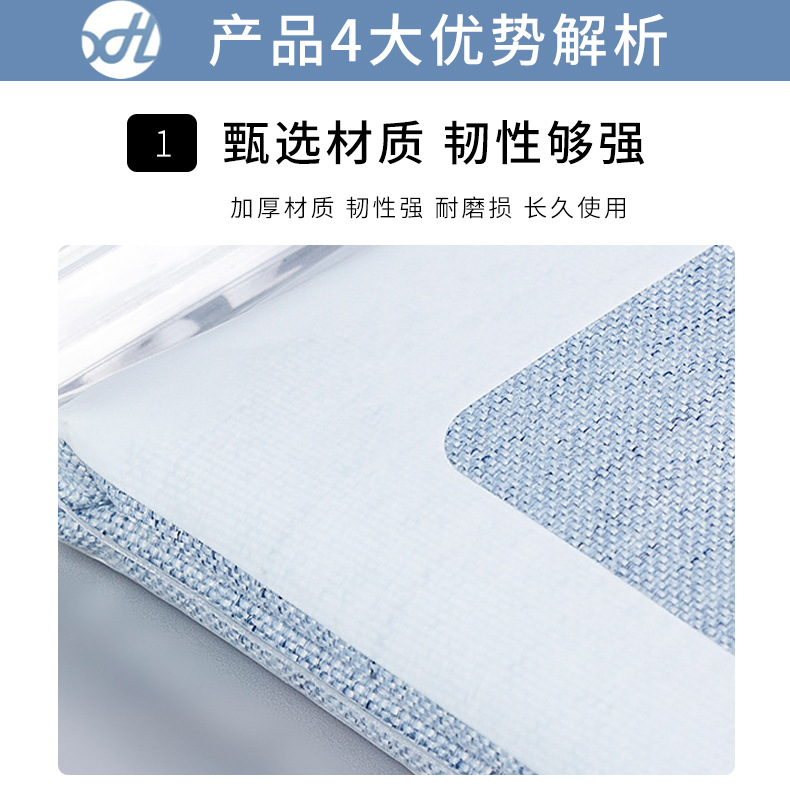 批发可爱磨砂小熊袋子拉链袋-收纳整理礼品日用品服装饰品收纳袋
