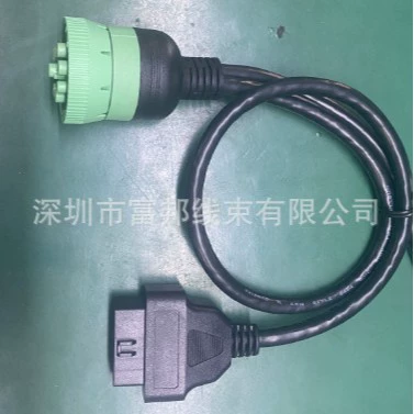 OBD16pin Материнская головка Cummins 9pin Подключительный кабель