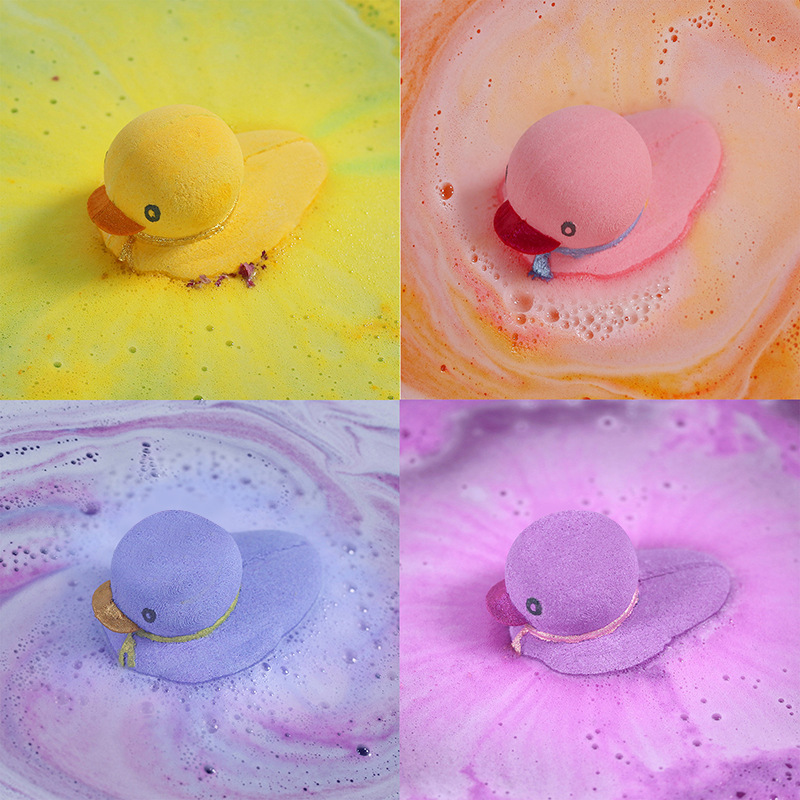 bath bombs Cross border duck Balls 145g essential oil Bath Foot bath Bath ball children Bubble Balls