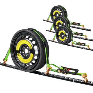 Car Transport Bundling Tire Holder E Track Trailer Strap E Track Tire Straps