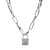 Retro accessory, pendant, necklace hip-hop style, bracelet, chain, set, European style, simple and elegant design