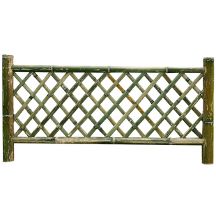 ♡ Outdoor Large Bamboo Fence Fence Guardrail Pastoral Vegetable Garden Garden Bamboo Fence Carbonized Wood Fence Climbing Frame