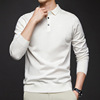 Woolen quality autumn knitted T-shirt, 2023, long sleeve