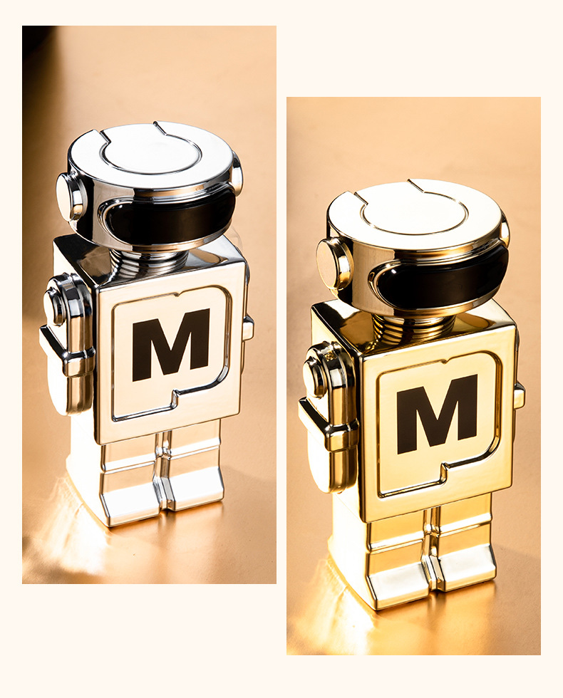 Parfum bărbătesc Phantom Robot nou 2024, 100 ml, de lungă durată, cu nuanță de lemn, parfum echitabil._voghion.com