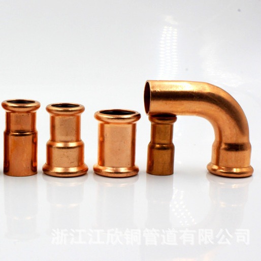 Abrazadera de cobre rojo codo de puente cobre rojo sola tarjeta tubo de expansión único