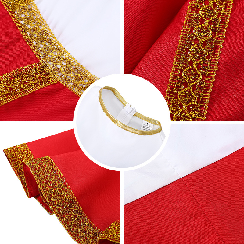 Halloween ruso tradicional traje de las niñas del Día de los niños fiesta rendimiento traje de Carnaval