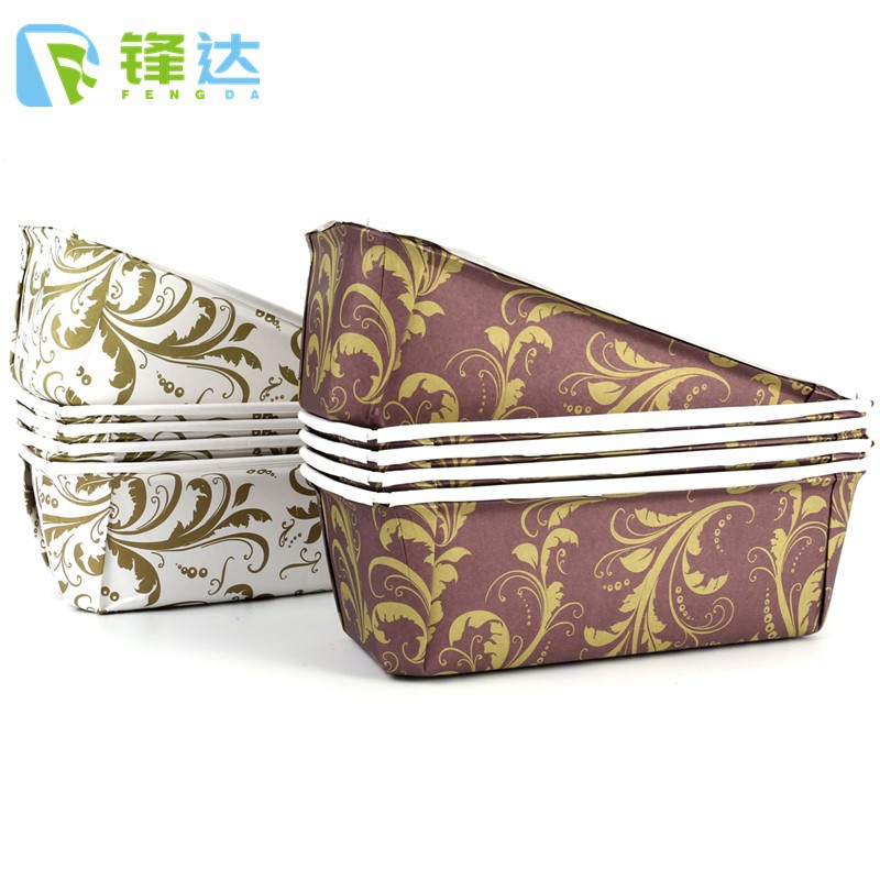  Molde de papel engrasado mediano 160×55×55 mm, bandeja rectangular para pan y pasteles