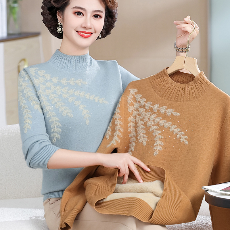 E5911 790K ÁO LEN NỮ TAIRYA MÙA XUÂN THU ĐÔNG TRUNG NIÊN DÀY ẤM THỜI TRANG NỮ G02 SẢN PHẨM MỚI