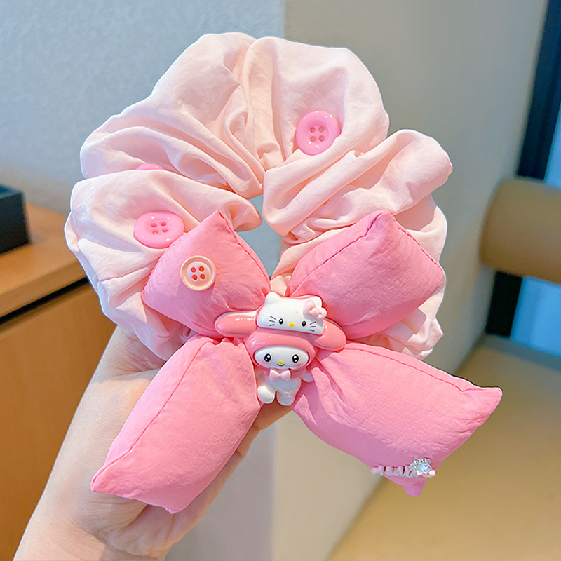 Mickey culo, lunares, flores, círculos para el cabello del intestino grueso, linda cabeza de bola, cabello de placa de dibujos animados, tocado de sentido avanzado, cuerda para la cabeza de felpa