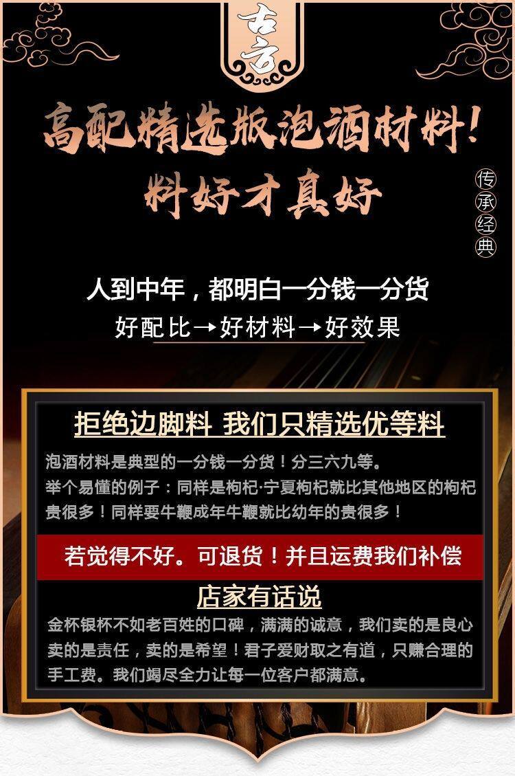 Ten Tonics Kidney Support Wine Soak Herbal Blend Shi Quan Shen Da Bu 50g Dried Herb Mix for Men Traditional TCM Infusion overview
