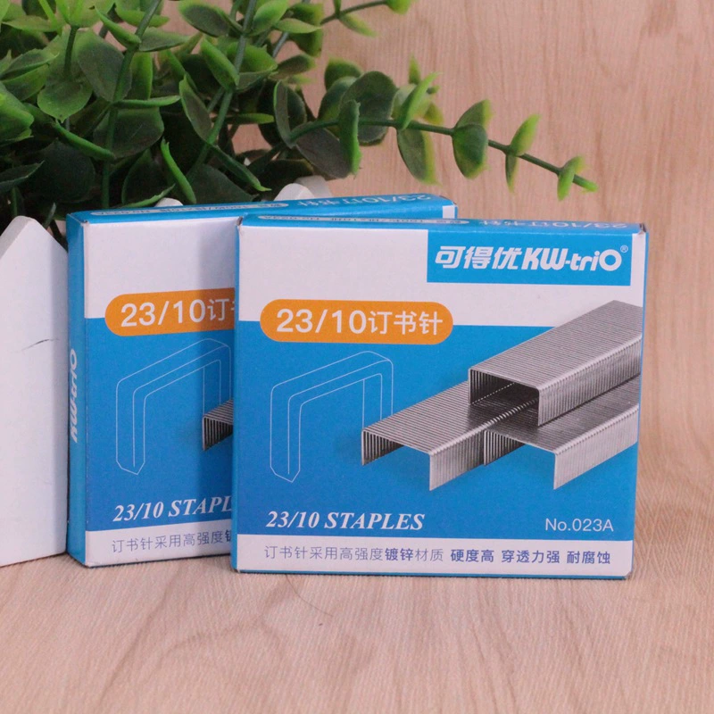Youyou 023A утолщённые скобы KW 23/10, гвозди 10 мм, подходят для сшивания 50–70 страниц