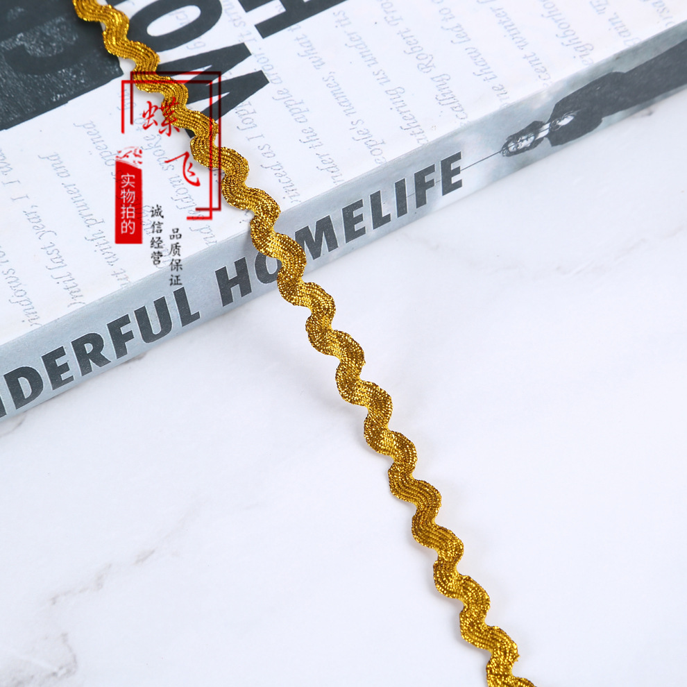 DIY hecho a mano 3MM-8MM oro y plata onda S cinturón de marinero/cinturón de carretera de montaña/encaje de correas en stock