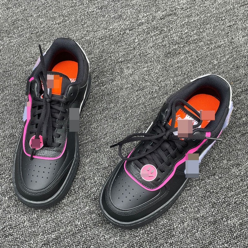莆田鞋纯原高品质WMNS AF1 shadow女空军一号马卡龙增高休闲板鞋|undefined