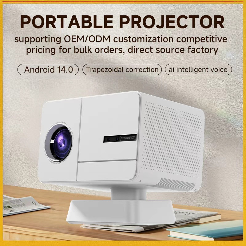 Cross-Border Hot Product 1080P Physical Resolution P50 Home Projector 400 Lumens Ultra High Definition Home Projector