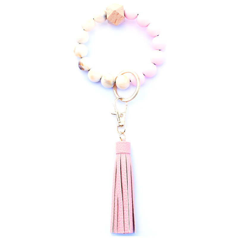 Simple Style Tie Dye Wood Tassel Unisex Bracelets 1 Piece display picture 26